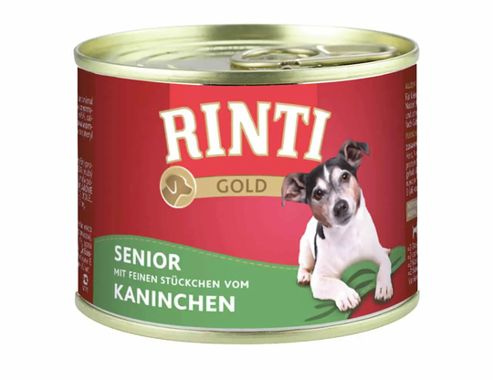 Rinti Nassfutter für Hunde Gold Ringpull-Dose Senior Kaninchen