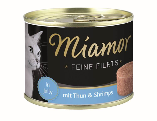 Miamor Nassfutter Feine Filets mit Thunfisch und Shrimps