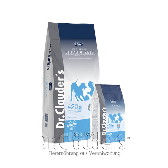 Dr Clauder Hunde Trockenfutter High Premium Fisch & Reis
