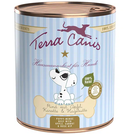 Terra canis Nassfutter für Hunde Welpe Rind