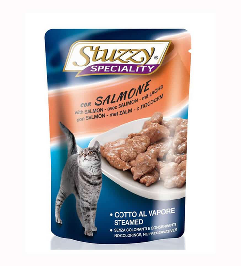 Stuzzy Nassfutter für Katzen Speciality Beutel Lachs