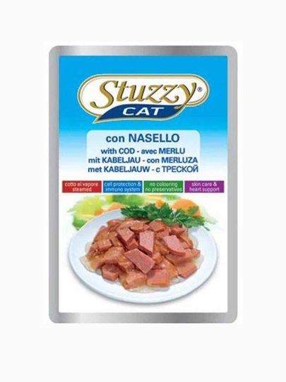 Stuzzy Nassfutter für Katzen Beutel Kabeljau
