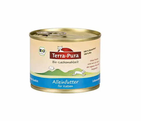 Terra-Pura Bio Nassfutter Lachsmahlzeit (Katze) - 200 g