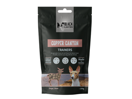 Black Canyon Hundesnack Treiners - Sparpaket - Sparpaket: 6 x 250g - Ziege