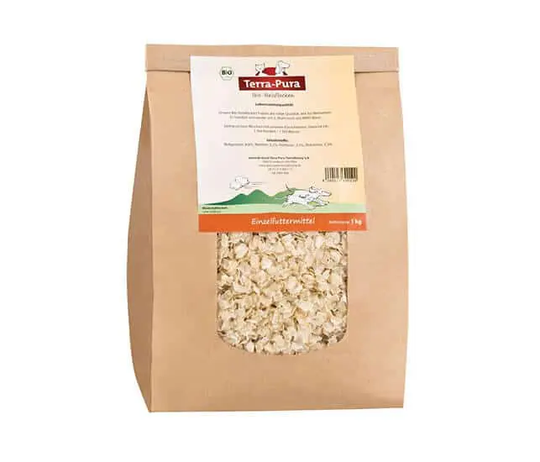 Terra-Pura Bio Trockenfutter Reisflocken
