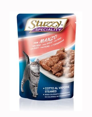 Stuzzy Nassfutter für Katzen Speciality Beutel Rind