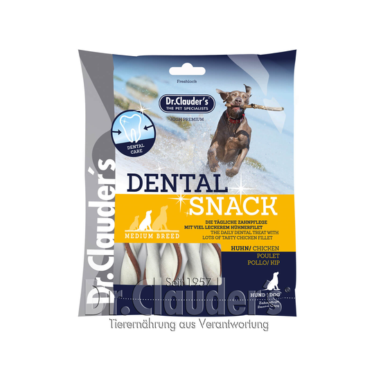 Dr Clauder Dental Hunde Snack Huhn Medium Breed