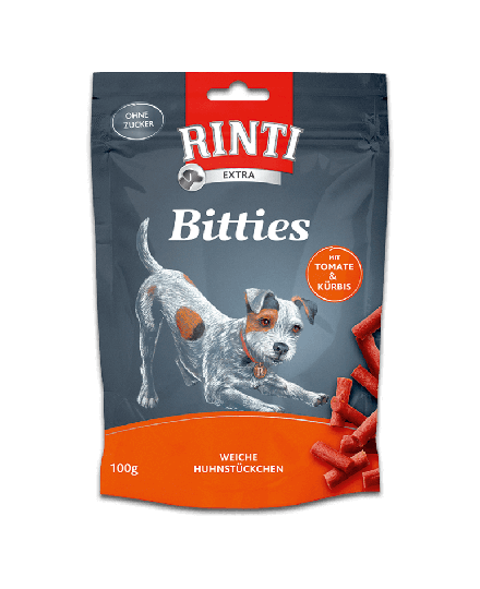 Rinti Bitties Snacks für Hunde Huhn+Tomate+Kürbis