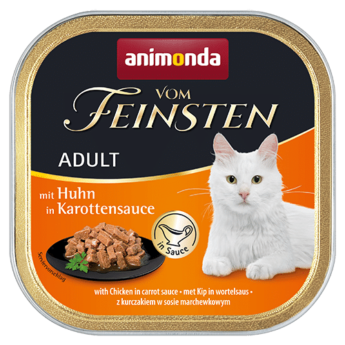 Animonda Feinsten Katzen Nassfutter- Adult-Huhn in Karottensauce