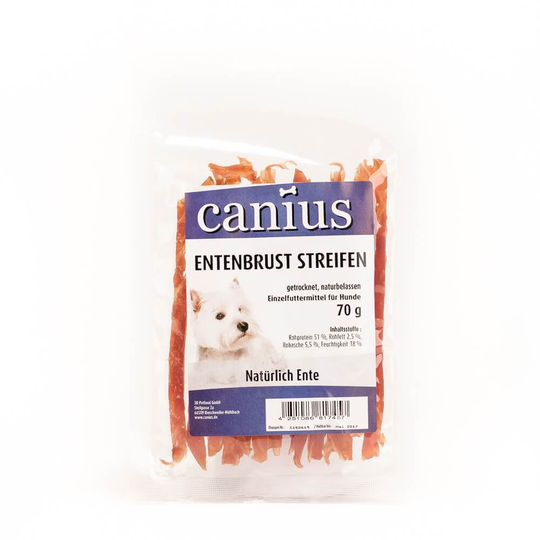 Canius Hundesnacks Entenbrust Streifen 70g