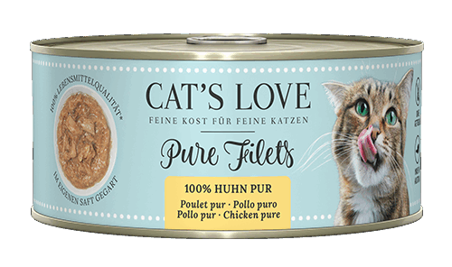 Cat’s Love - KATZEN NASSFUTTER - PURE FILETS HUHN