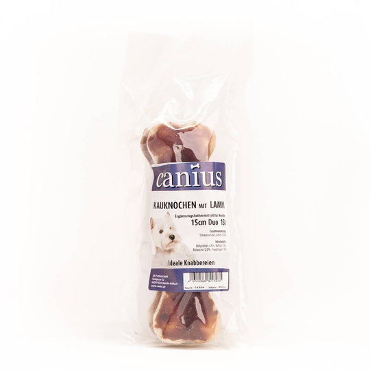 Canius Hundesnacks Kauknochen Lamm 15cm 2St