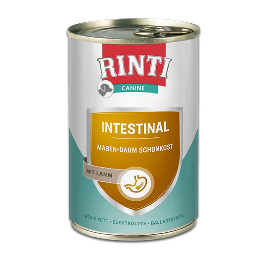 Rinti Canine Nassfutter für Hunde Dose Intestinal Lamm