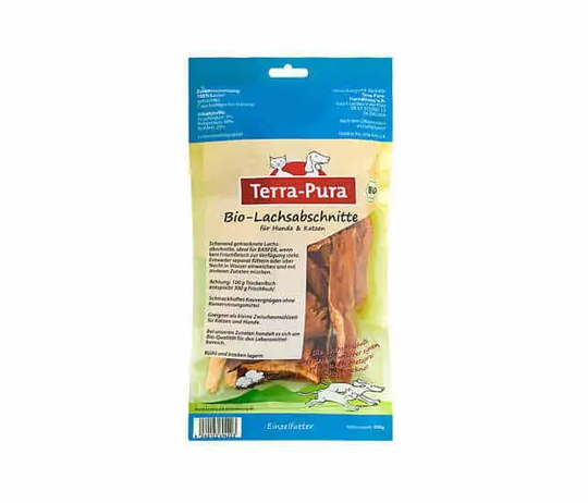 Terra Pura Bio Snack Lachsabschnitte getrocknet