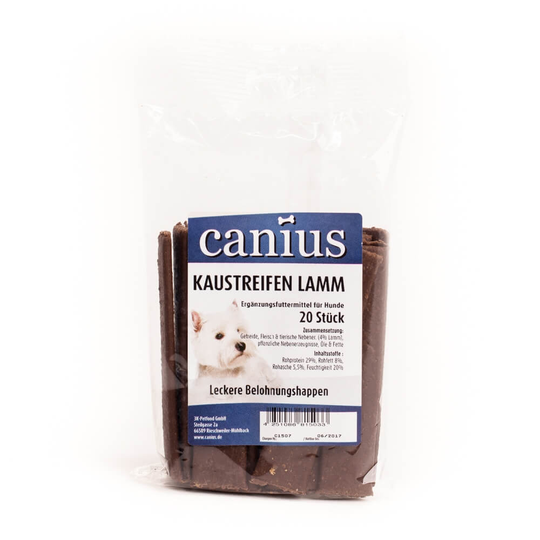 Canius Hundesnacks KauStreifen Lamm 20 St