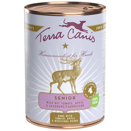 Terra canis Nassfutter für Hunde Senior Wild