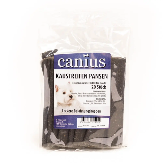 Canius Hundesnacks KauStreifen Pansen 20St