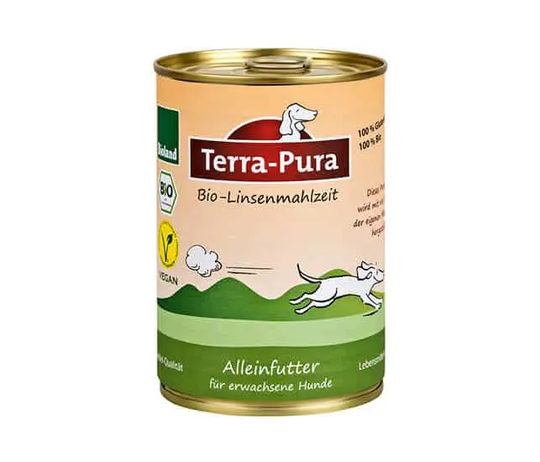 Terra-Pura Bio Nassfutter Linsenmahlzeit (Hund) - 350g