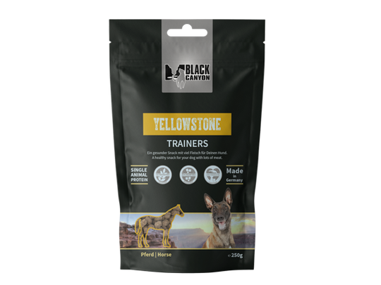 Black Canyon Hundesnack Treiners - Abo - Sparpaket: 6 x 250g - Pferd - Alle 4 Wochen