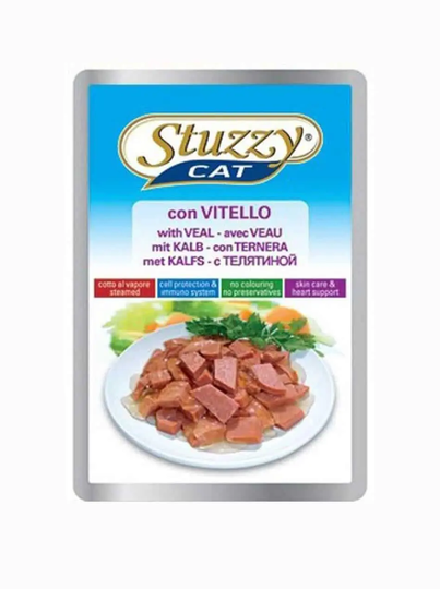 Stuzzy Nassfutter für Katzen Beutel Kalb