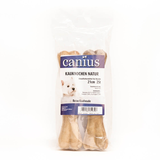 Canius Hundesnacks Kauknoch Natur 21cm 2St