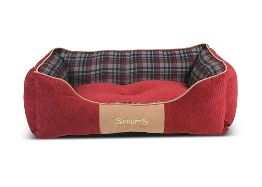Scruffs Hundebetten Highland Box Bed - Rot - Extra Large