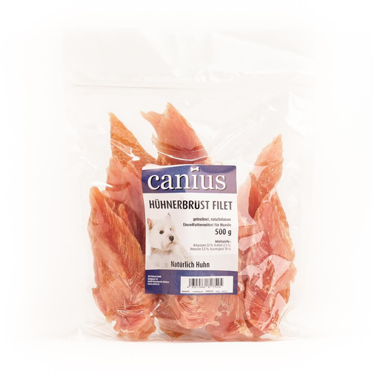 Canius Hundesnacks Hühnerbrust Filet 500g