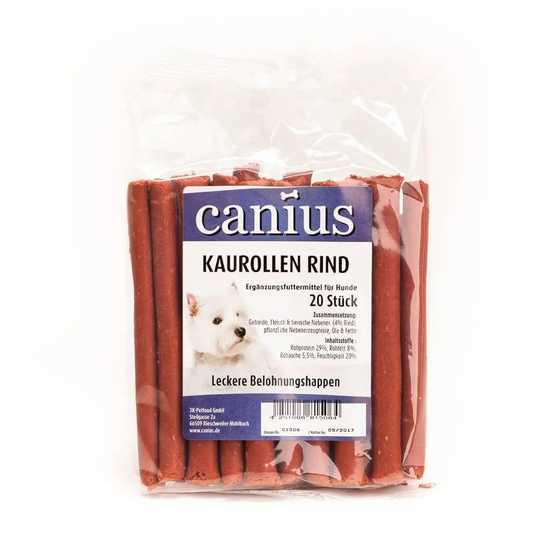 Canius Hundesnacks KauRollen Rind 20 St