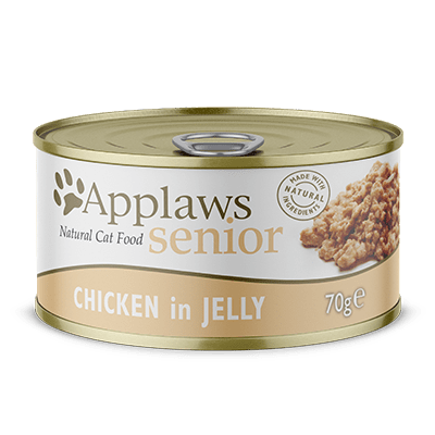 Applaws Nassfutter für Katzen Dose Senior Hühnchen in Gelee 70 g